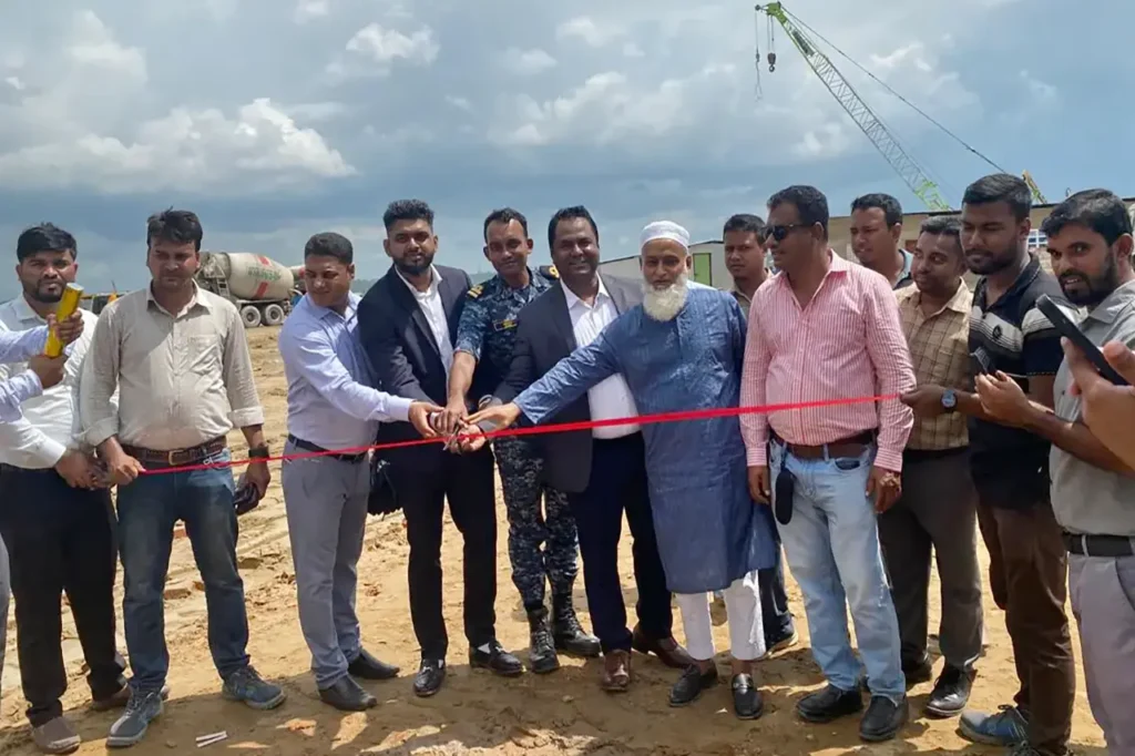 চট্টগ্রামে মেরিটাইম ইউনিভার্সিটির নির্মাণ সাইটে আকিজ রেডিমিক্স প্ল্যান্ট উদ্বোধন 6 RM 2 1