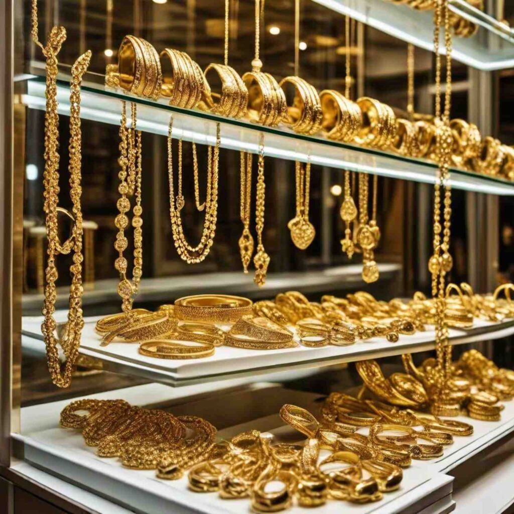 সোনার দামে কেন এতো ওঠানামা 6 display gold jewelry with gold top
