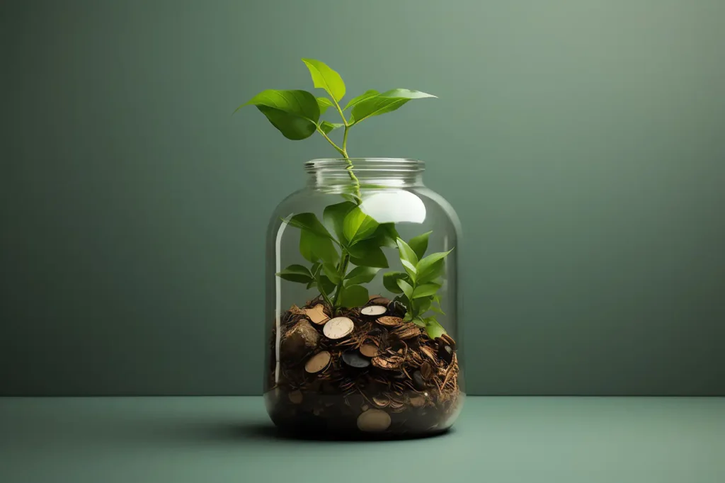 সঞ্চয় ও বিনিয়োগ কখন শুরু করবেন 7 plant growing jar