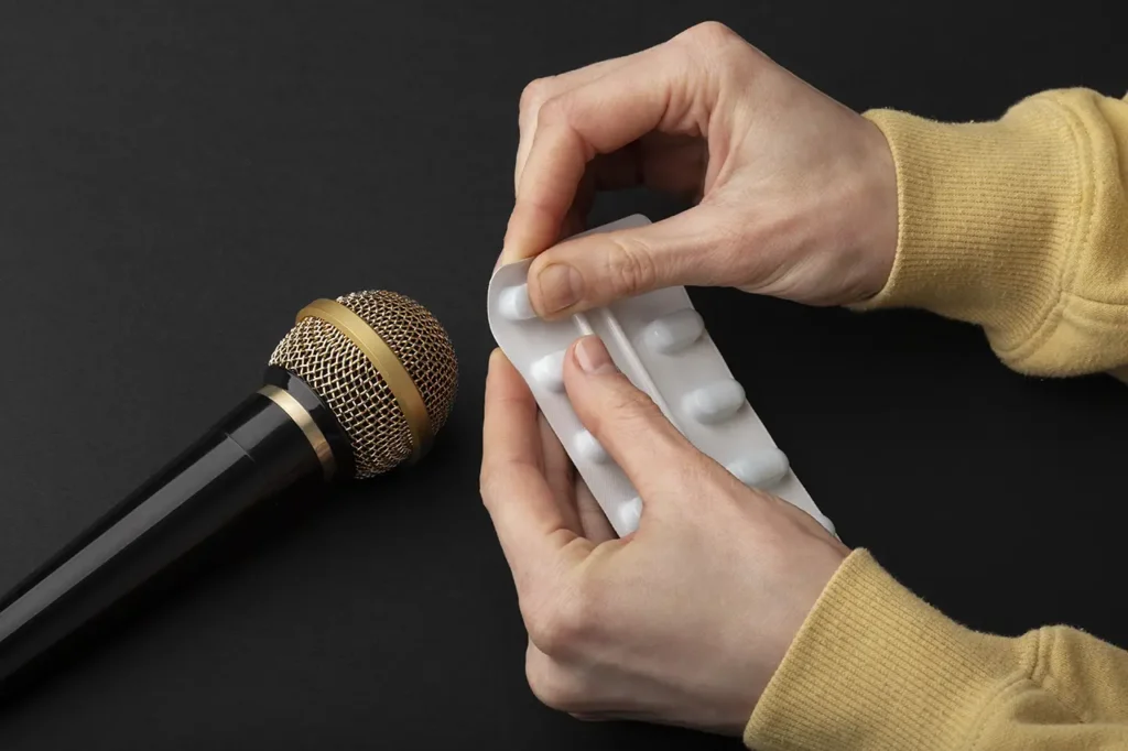 কেন ASMR এ মগ্ন জেন-জি? 6 person breaking pill foil close microphone asmr