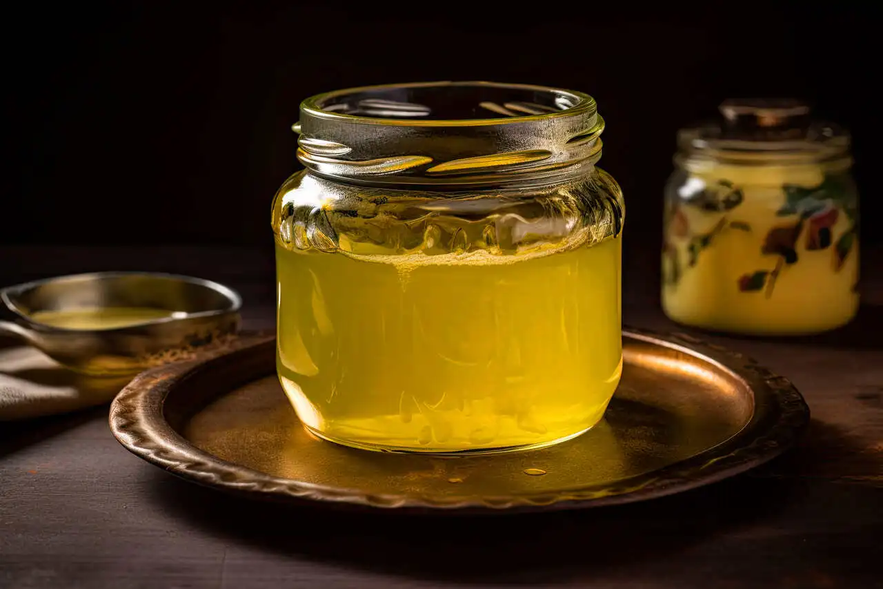 শীতের আগেই শুরু হোক ঠোঁটের যত্ন 8 ghee clarified butter jar wooden