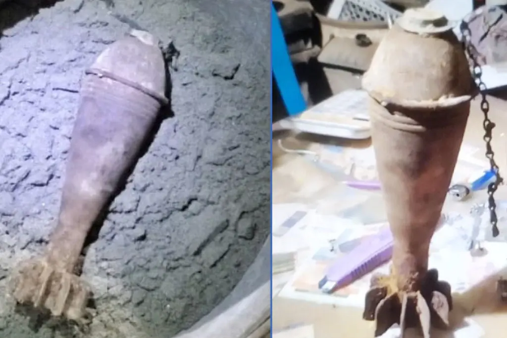 কিশোরগঞ্জে ভাঙারি দোকান থেকে মর্টাল শেল উদ্ধার 6 মর্টারশেল