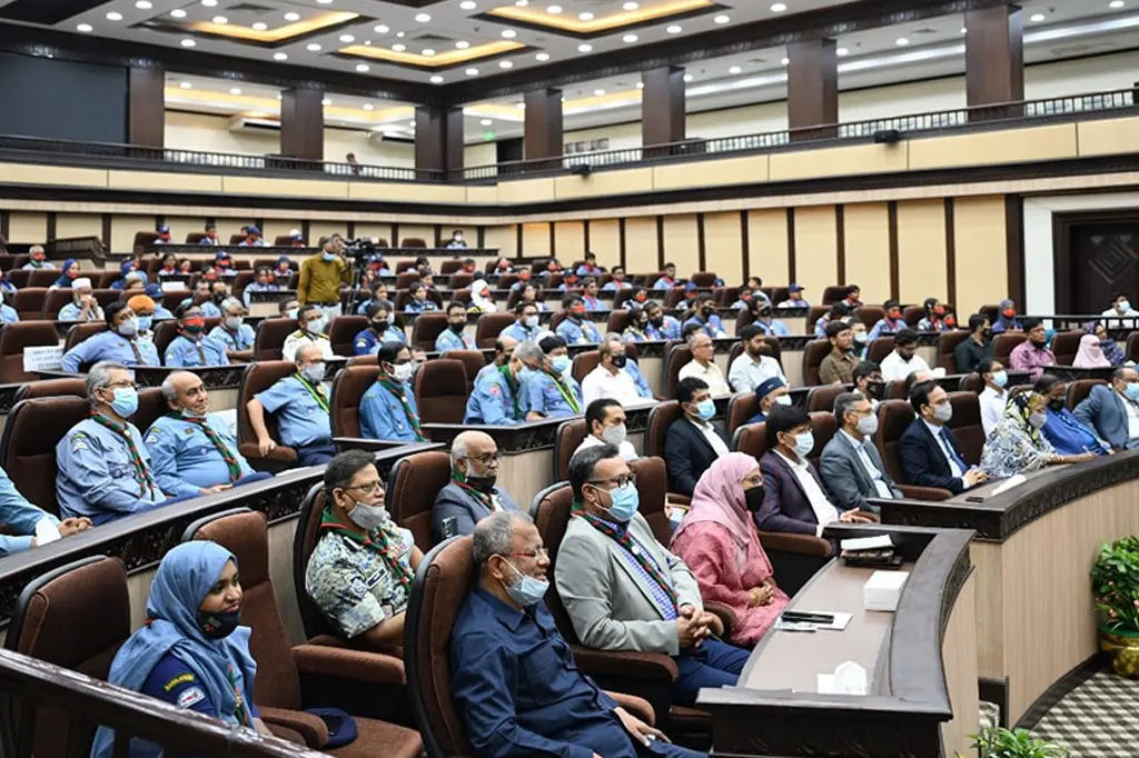 নতুন বাংলাদেশ সৃষ্টিতে স্কাউটরা ইতিহাস সৃষ্টি করেছে 9 শাপলা হল